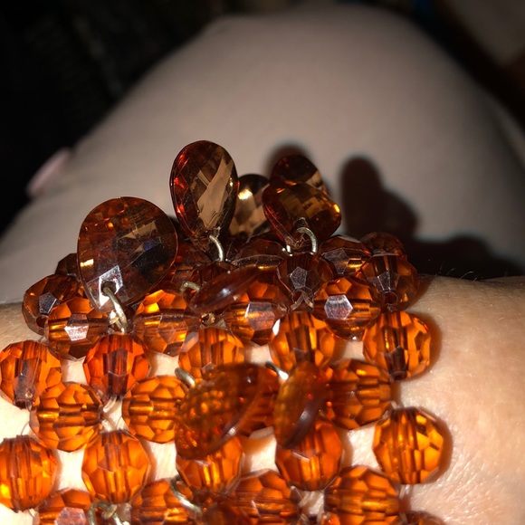 New Amber stretch bracelet 9 rows - Picture 2 of 3